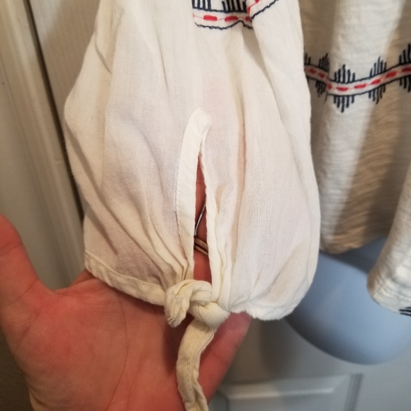 Vintage America Boho Top Size 1X - Picture 2 of 6